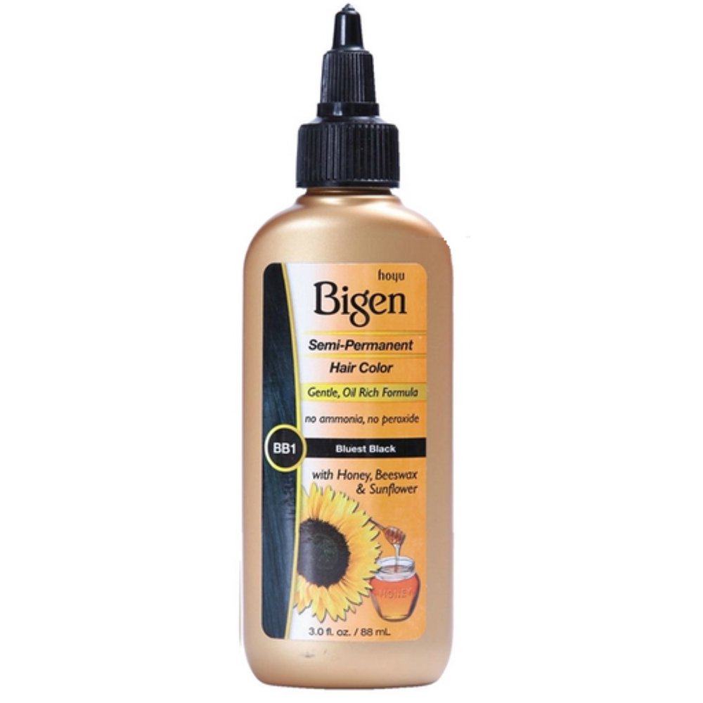 Bigen semi permanent hair color bliest black
