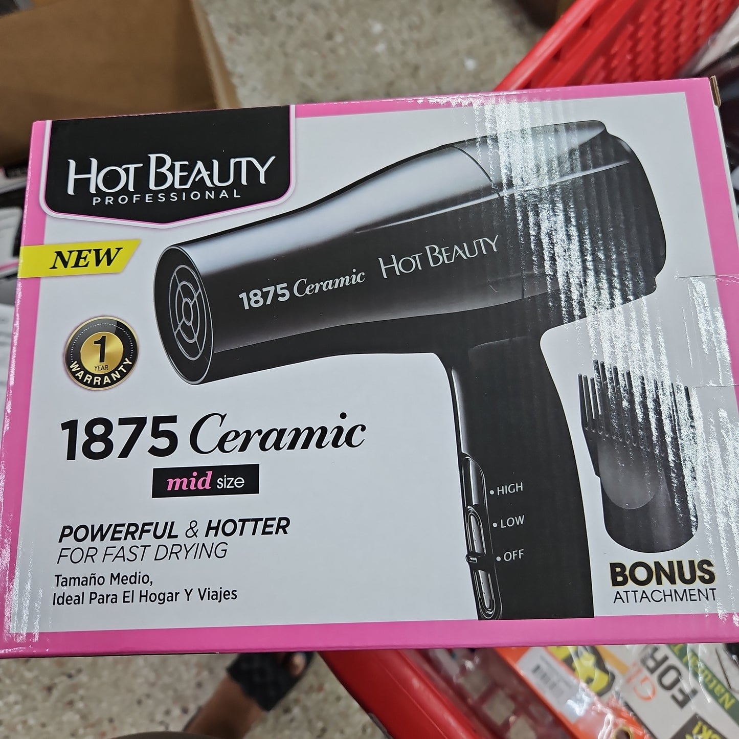 Hot beauty1875 ceramic Bonus Detangler HBD02D