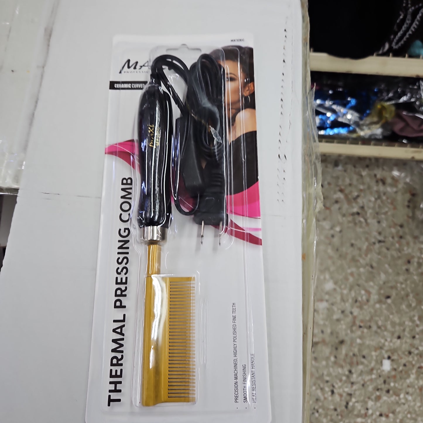 Maxi thermal pressing comb MX32EC