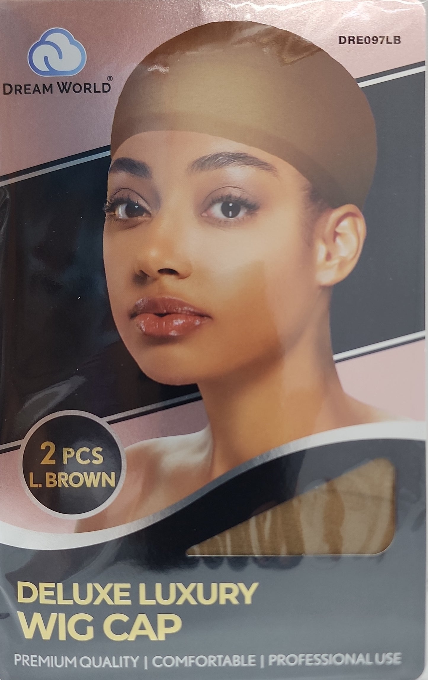 Dream World Deluxe Luxury Wig Cap Light Brown