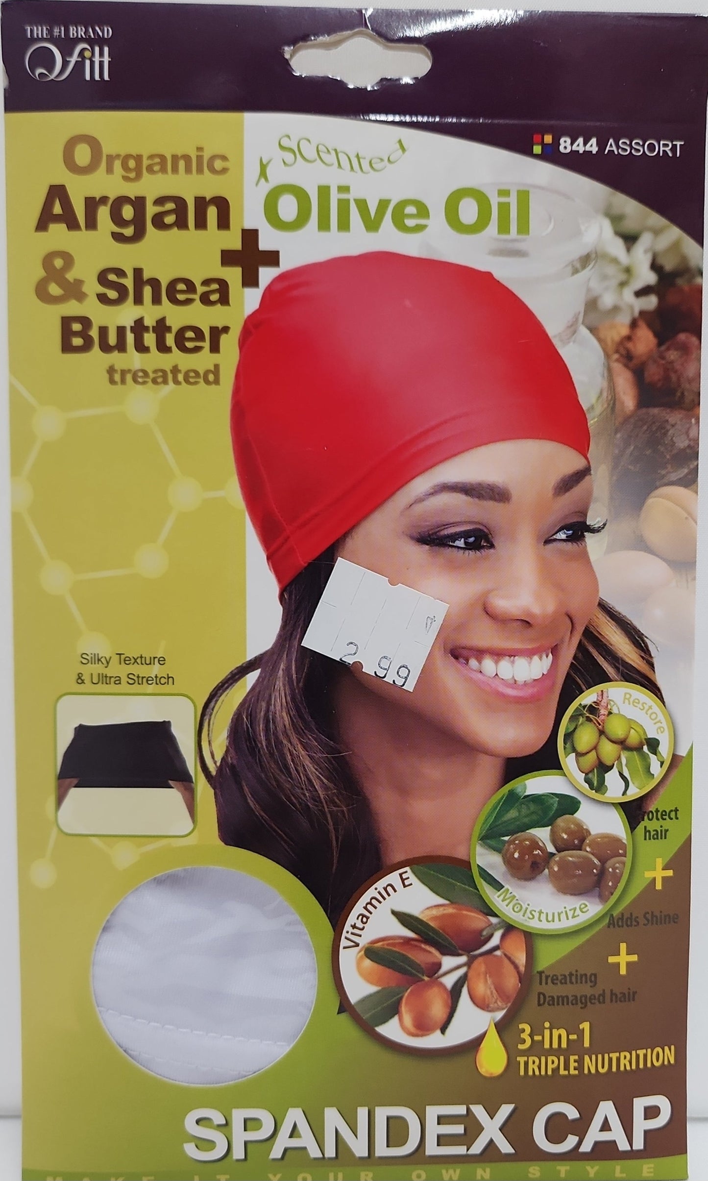 Qfitt x scented agran olive oil and shea butter
