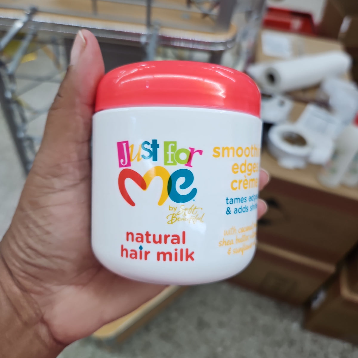 Just For Me smoothing edges crème tames edges & adds shine by beauty-giant