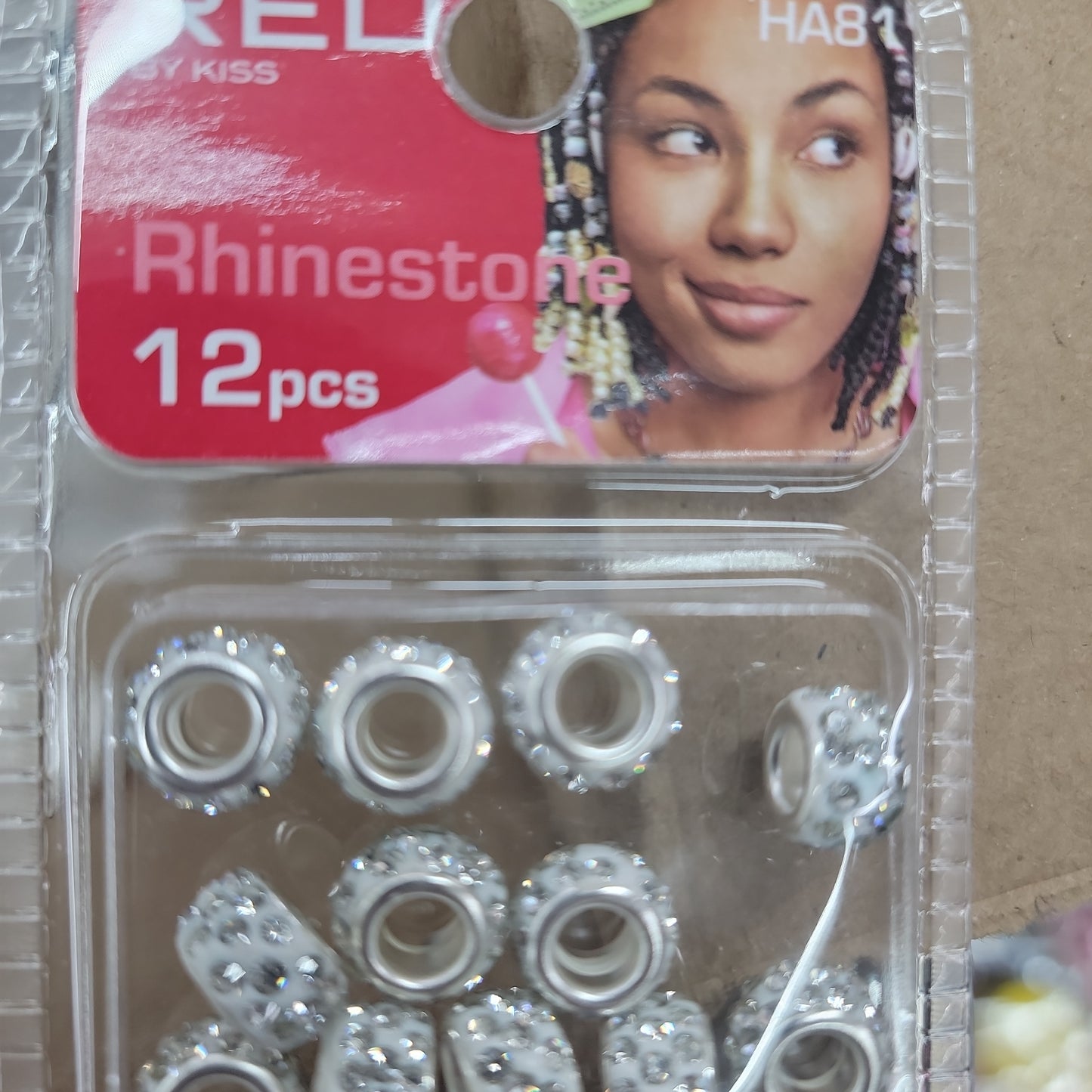 Red By Kiss Rhinestone 12pcs HA81