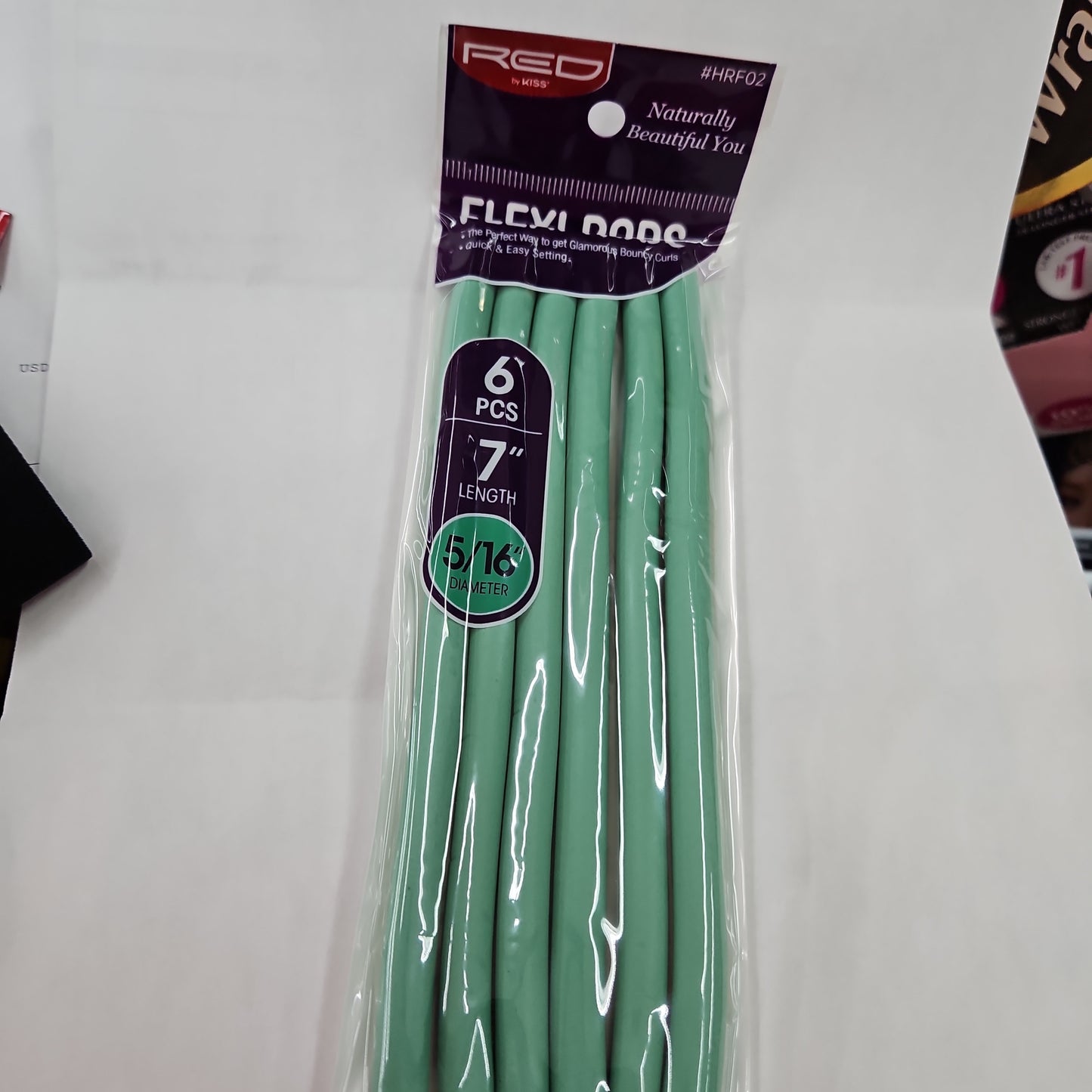 Red flexirods 7" 5/16 6pcs