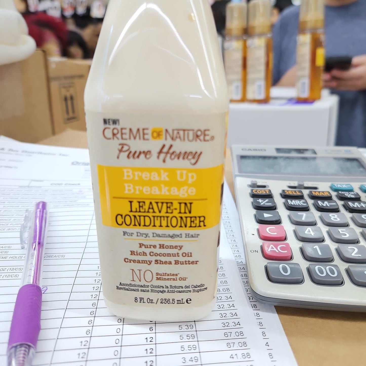 Cream Of Nature Pure Honey Leave In Conditioner 8oz