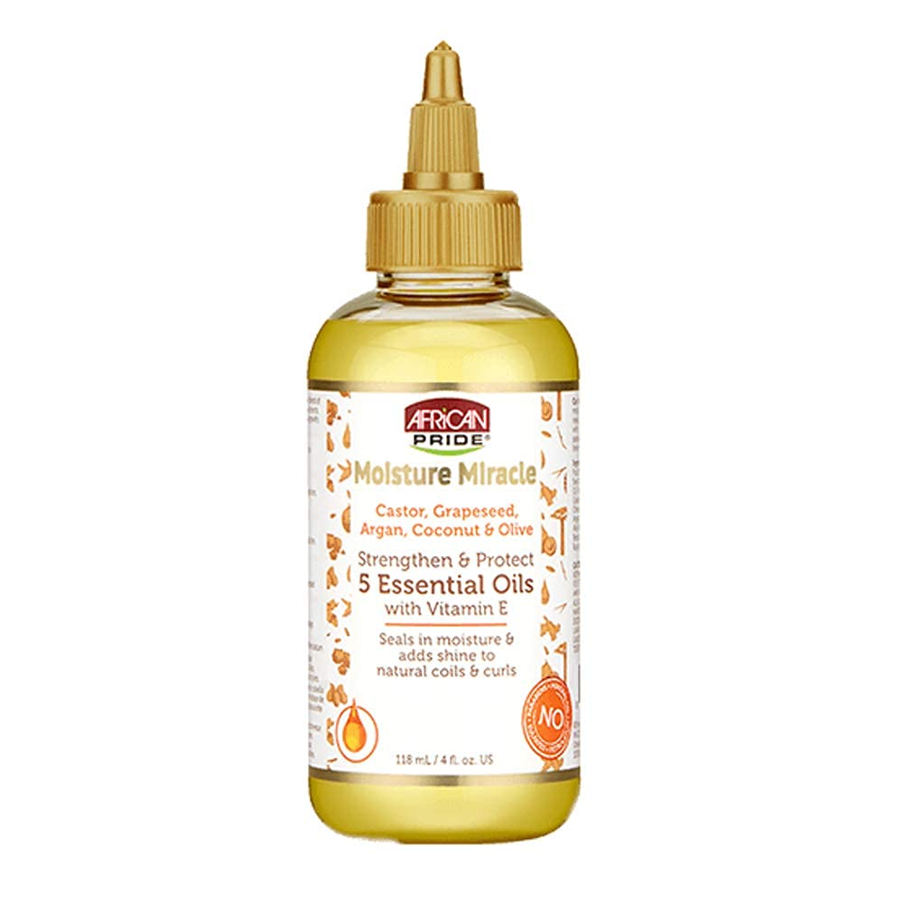 African Pride moisture miracle vitamin oil 4oz