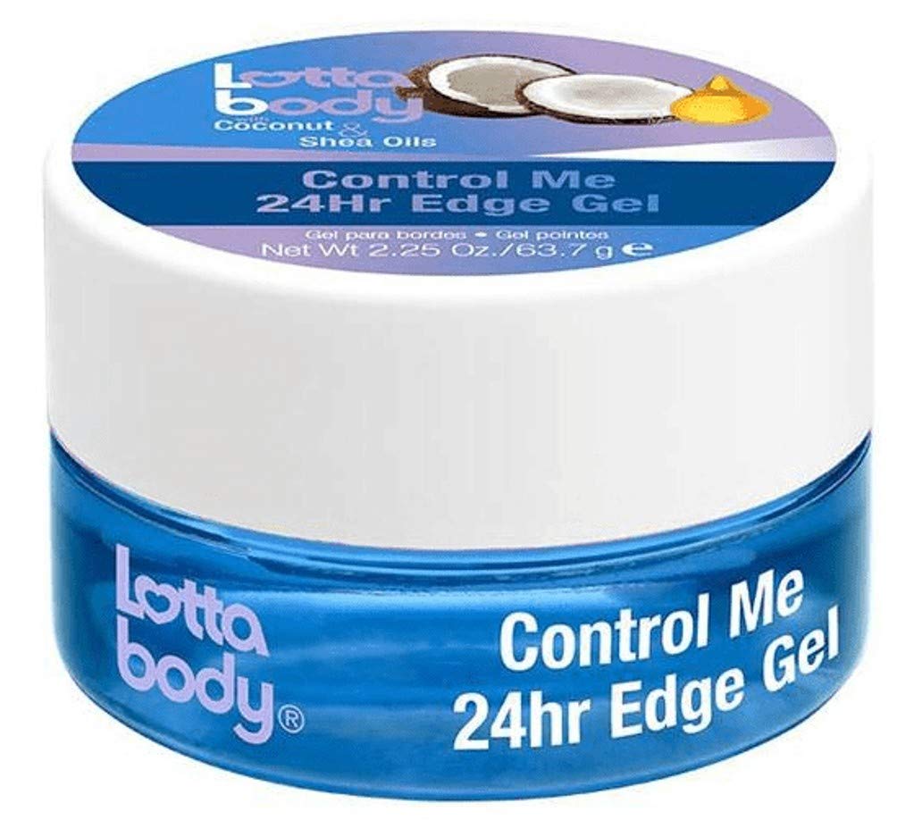 Lotta Body with coconut & Shea Oils control me 24 hour Edge Gel 2.25oz