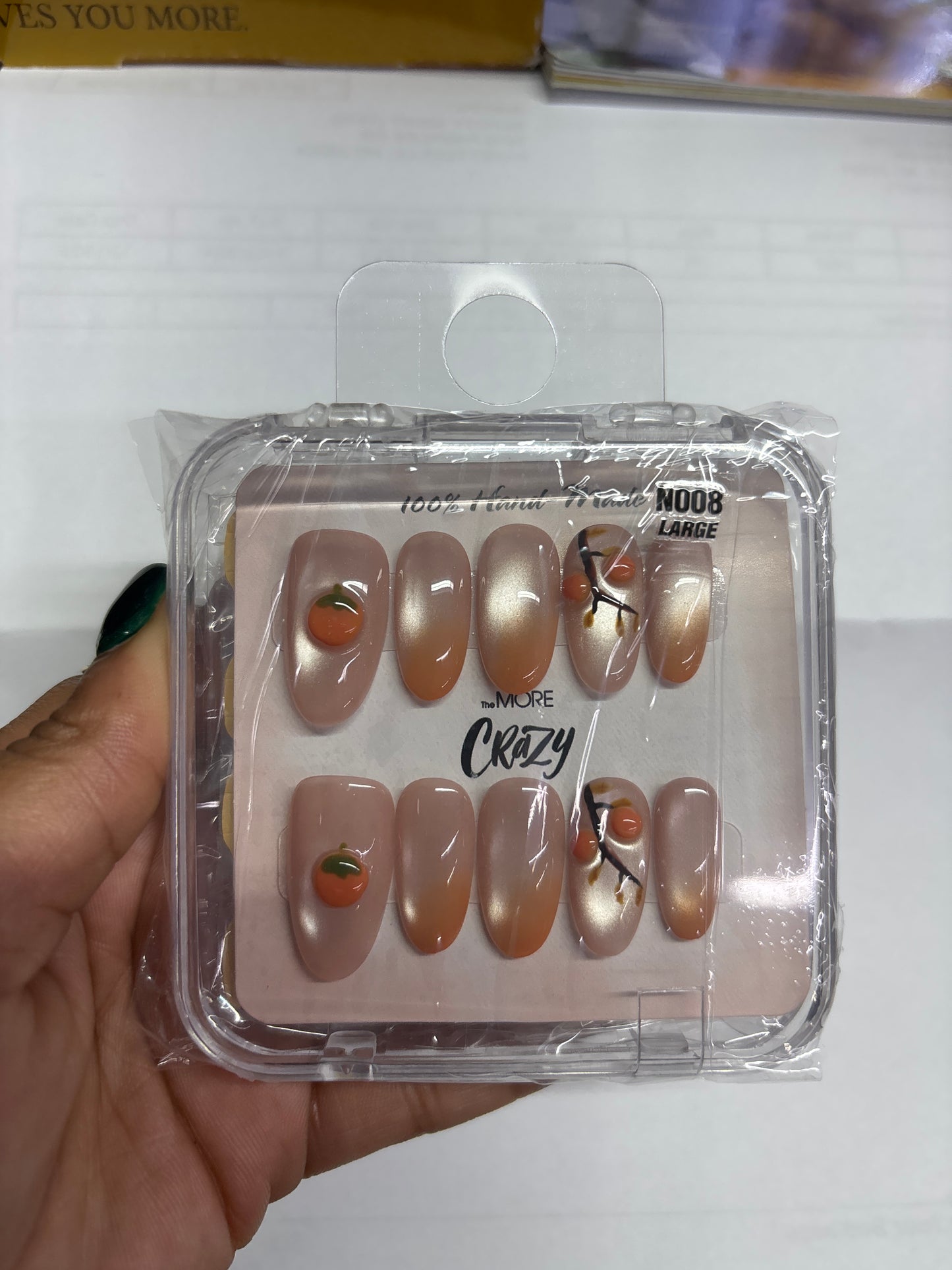 The More Crazy Hand Made Nails N008