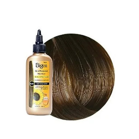 Bigen semi permanent hair color light beige brown