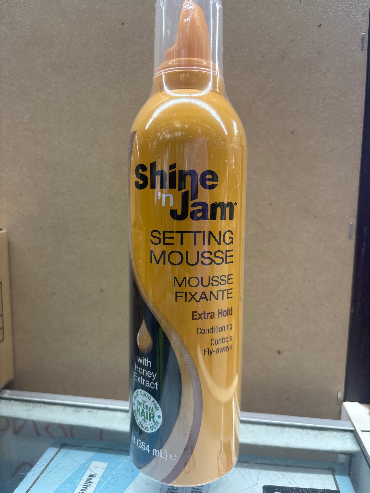 Shine n Jam setting mousse extra hold