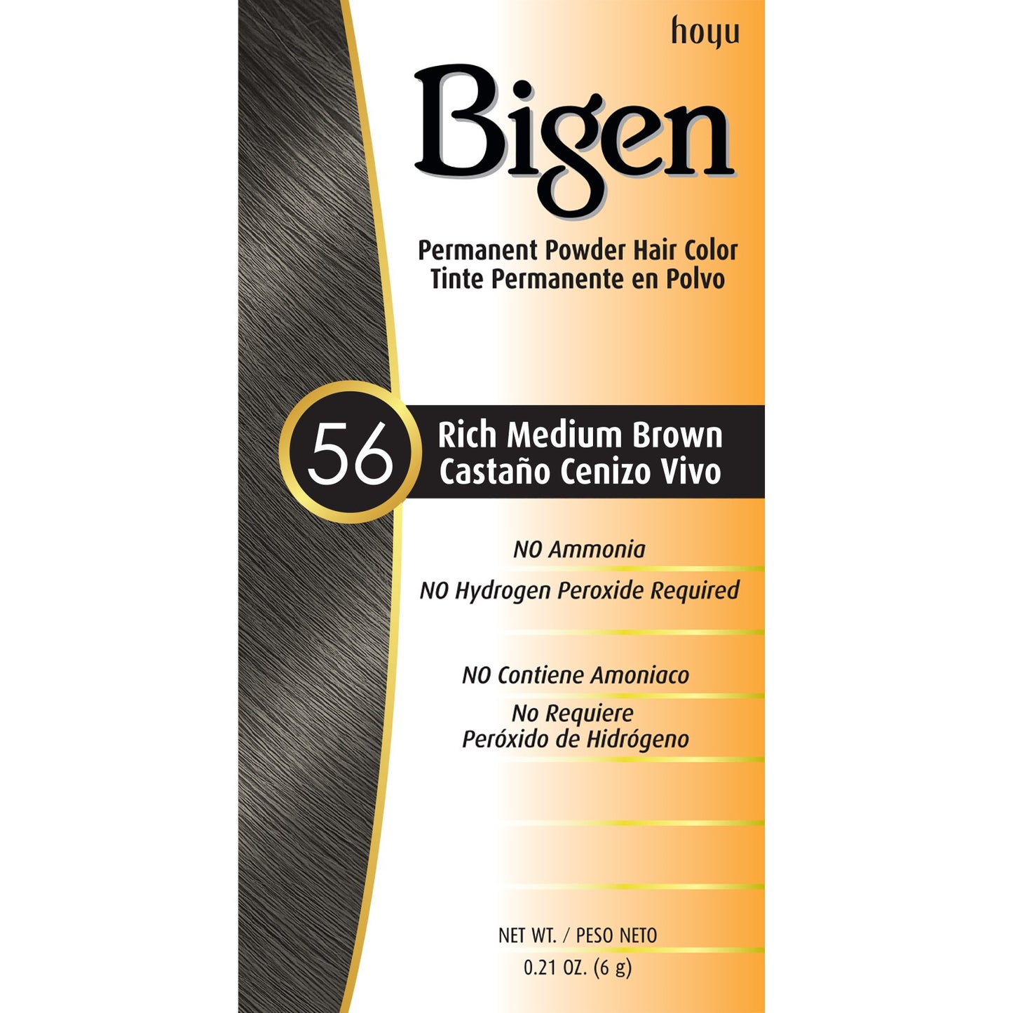 Bigen rich medium brown castano medio vivo