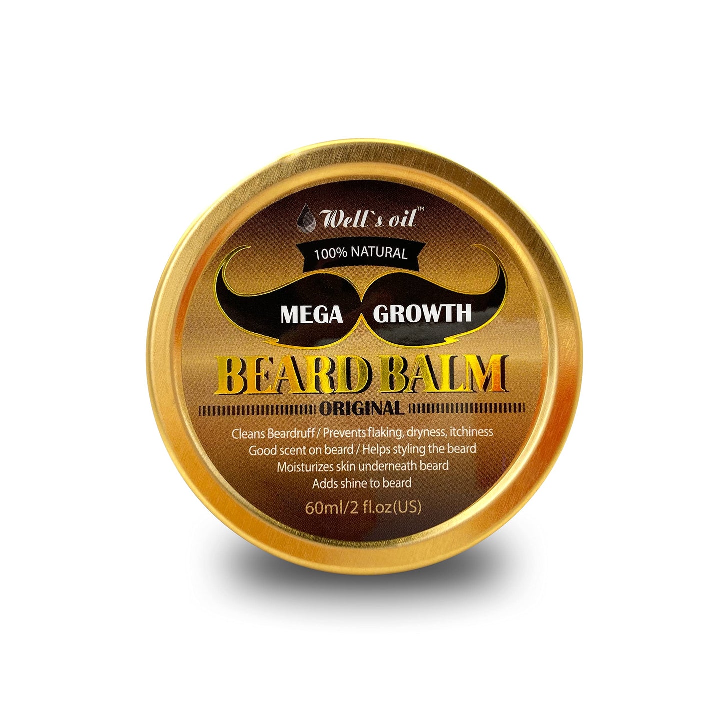 Wells Oil Beard Balm 2 oz