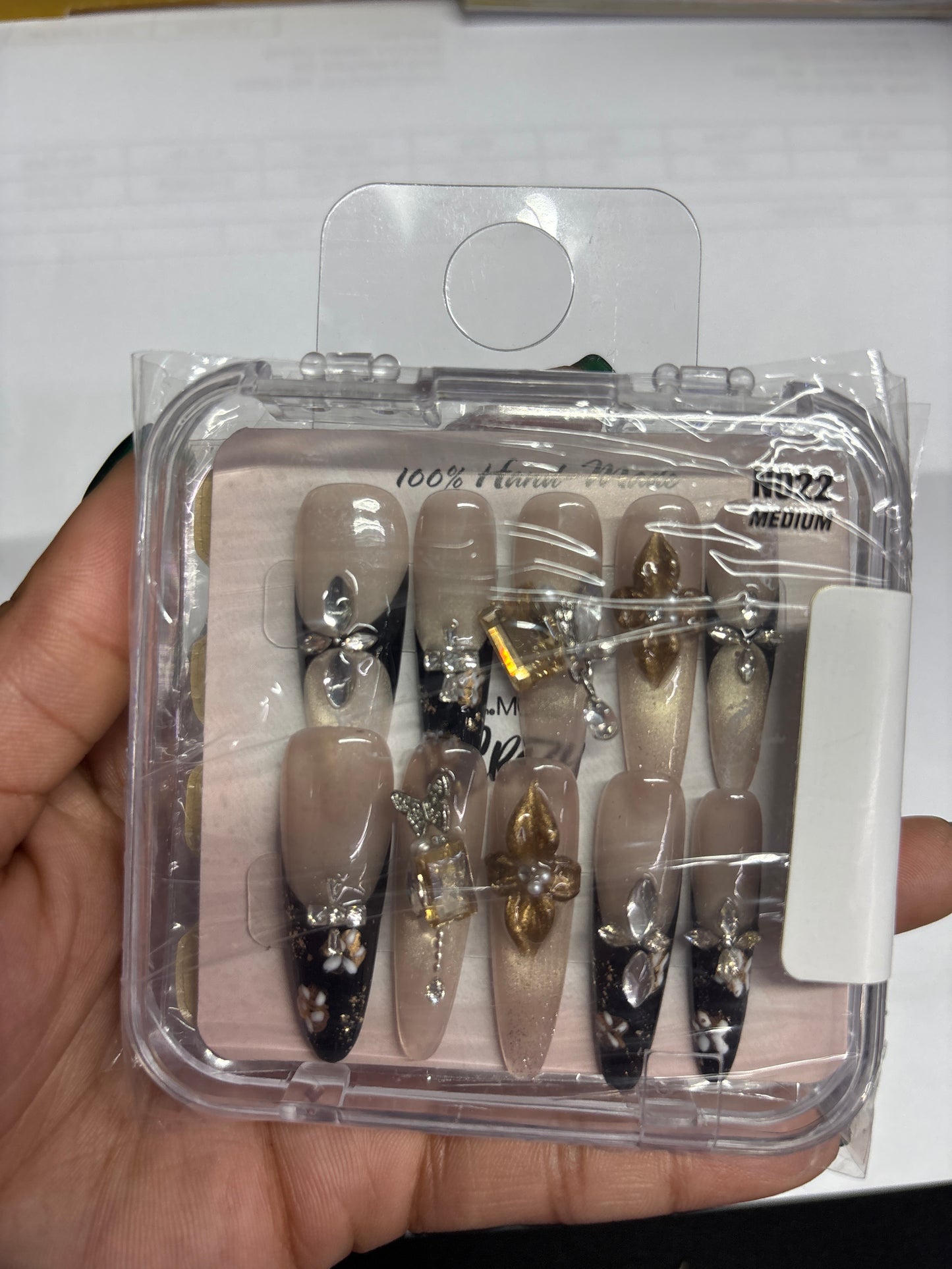 The More Crazy Hand Made Nails N022