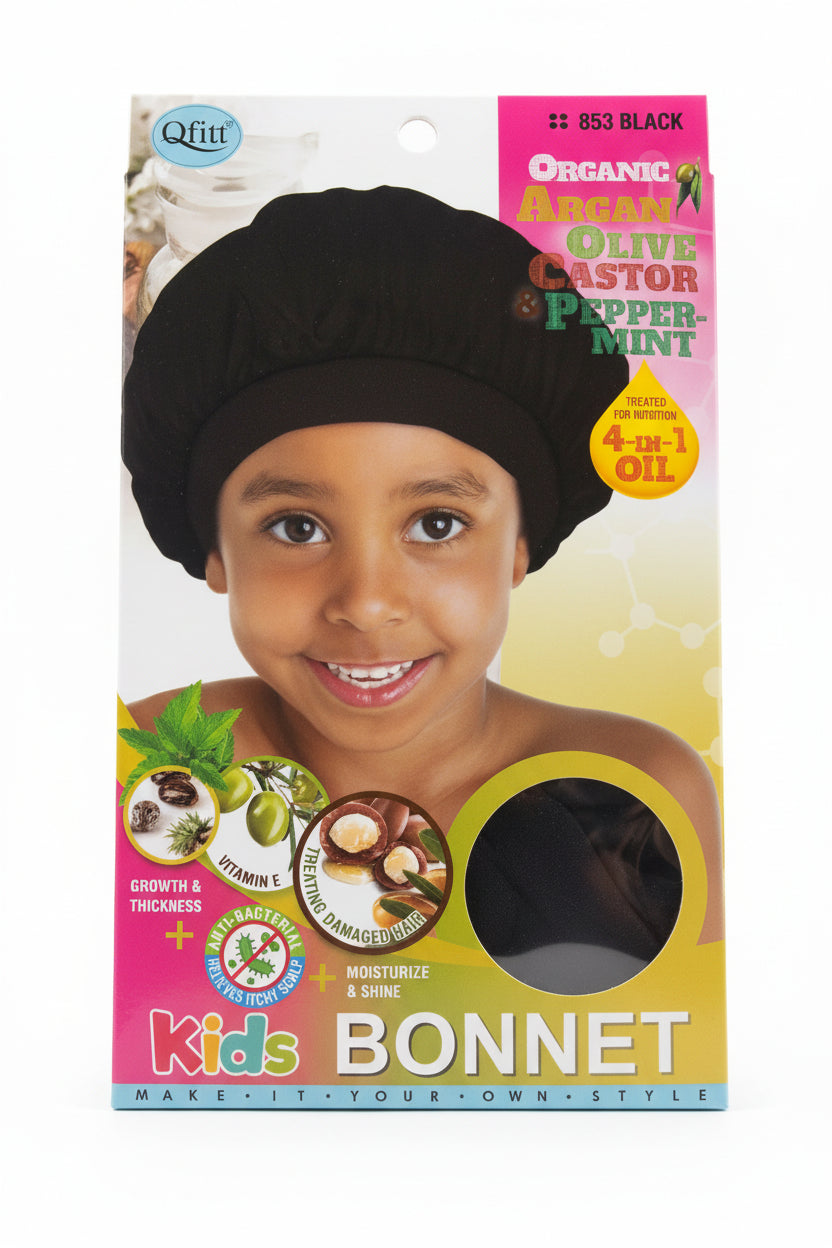 Qfitt Kids bonnet black by Beauty Giant