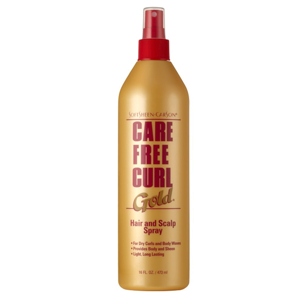 Softsheen carson care free curl gold hair and scalp spray 16 oz