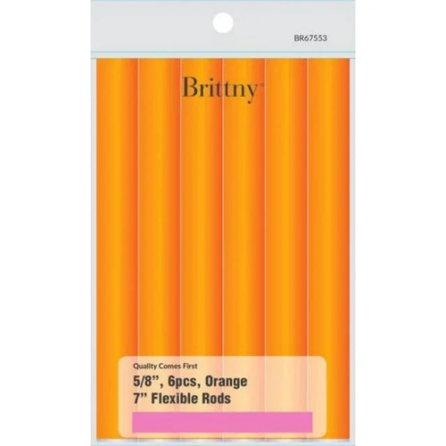 Dream 7" flexible rods 6pcs 5/8 orange BR67553