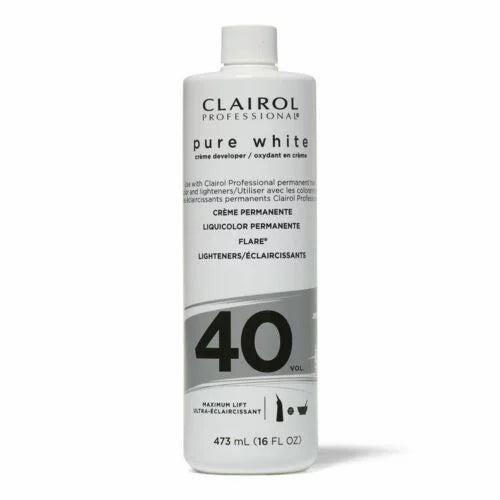 Clairol pure white crème developer 40vol 16oz