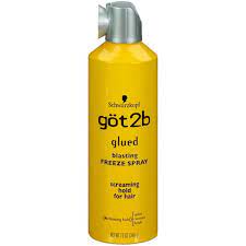 Got 2b glued freeze spray 12Oz