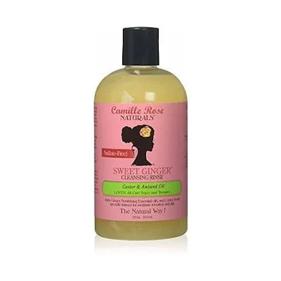 Camille rose sweet ginger cleansing rinse castor and aniseed oil shampoo 12 oz