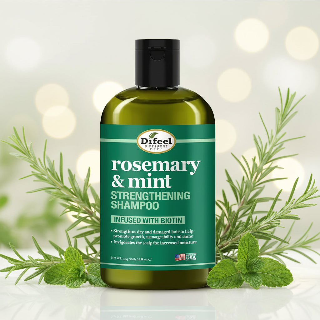 Difeel Rosemary & mint Shampoo 12oz by beauty-giant