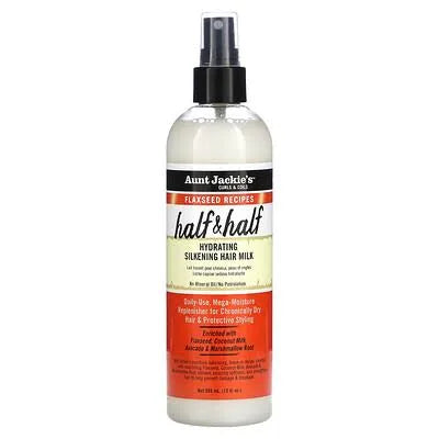 Aunt Jackie’s curls & coils half & half hydrating silkening hair mix 12oz