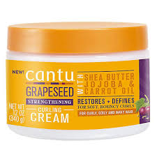 Cantu Grapeseed strengthening Curling cream 12oz
