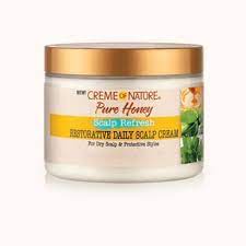 Creme of nature pure honey scalp creme