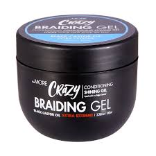 Crazy Brading Gel Black Castor Oil Extra Extreme 10.1oz