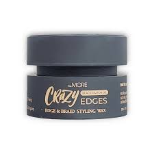 TheMore Crazy Black Castor Oil Edges, Edge & Braid Style wax 3.4oz