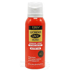 Ebin New York Wonder Lace Bond Adhesive Spray Extra Mega Hold Active 2.7oz