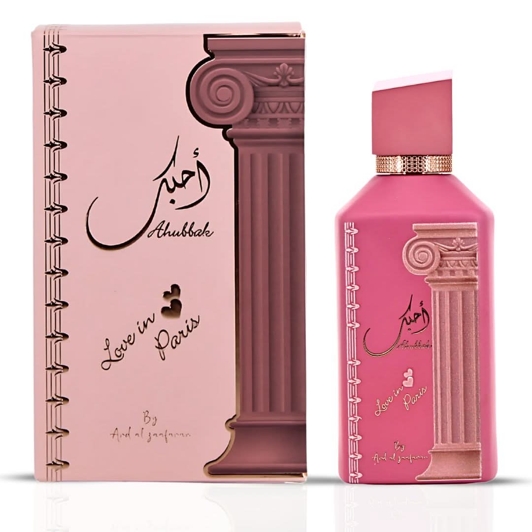 Ahubbak Love in Paris Eau de Parfum by Ard Al Zaafaran.