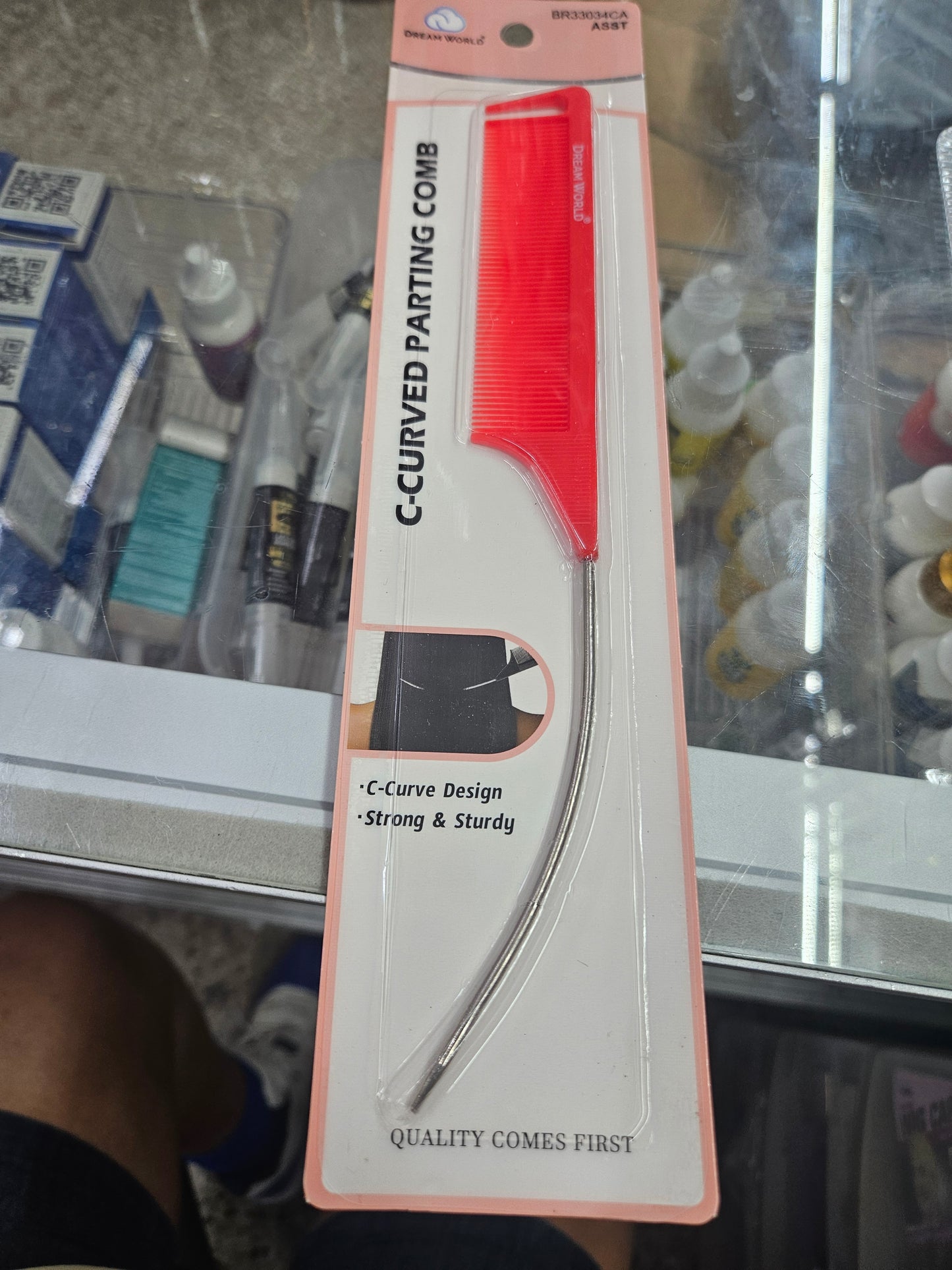 C curved parting