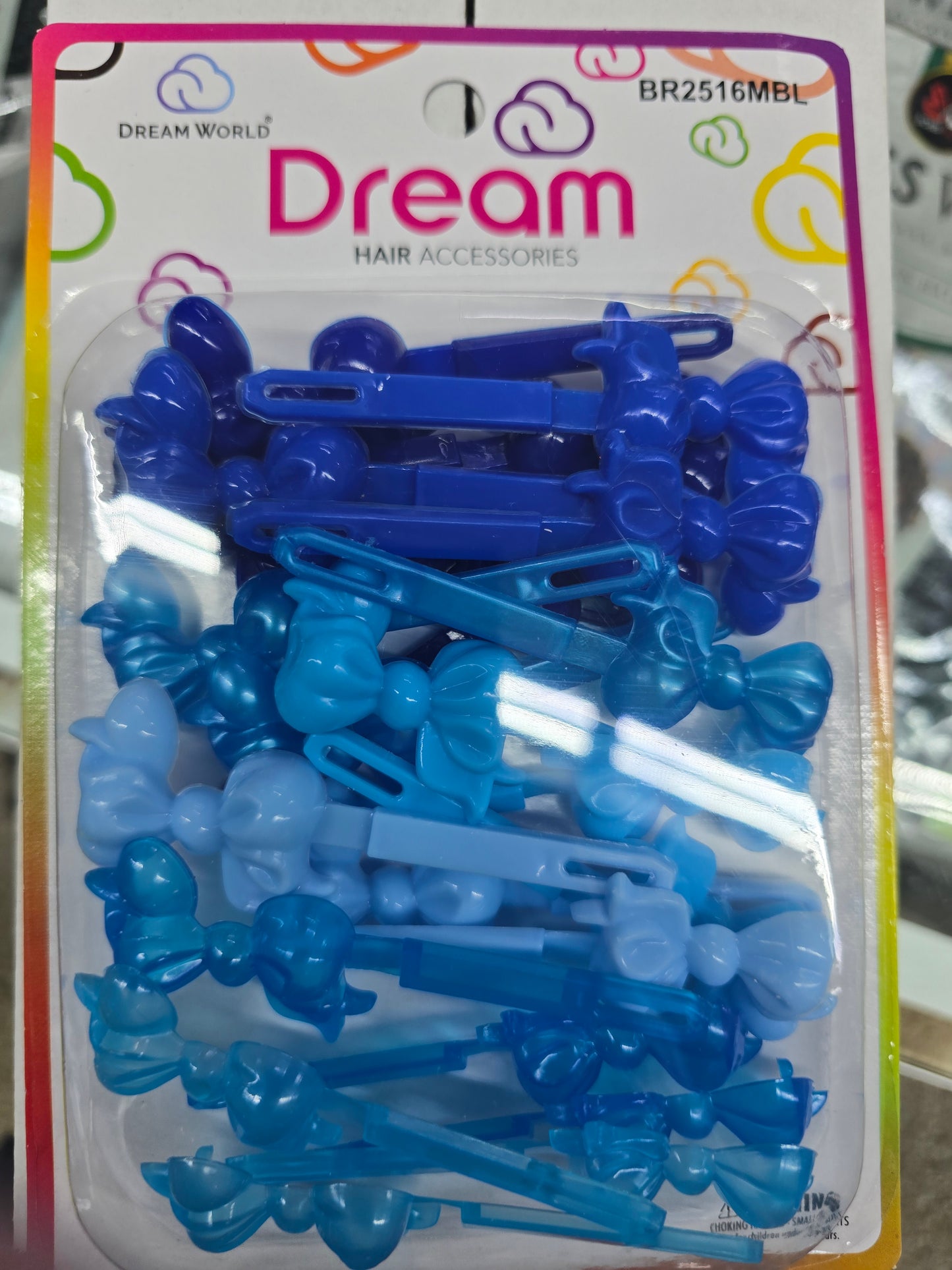 Dream World Hair Accessories Barrettes BR2516MBL