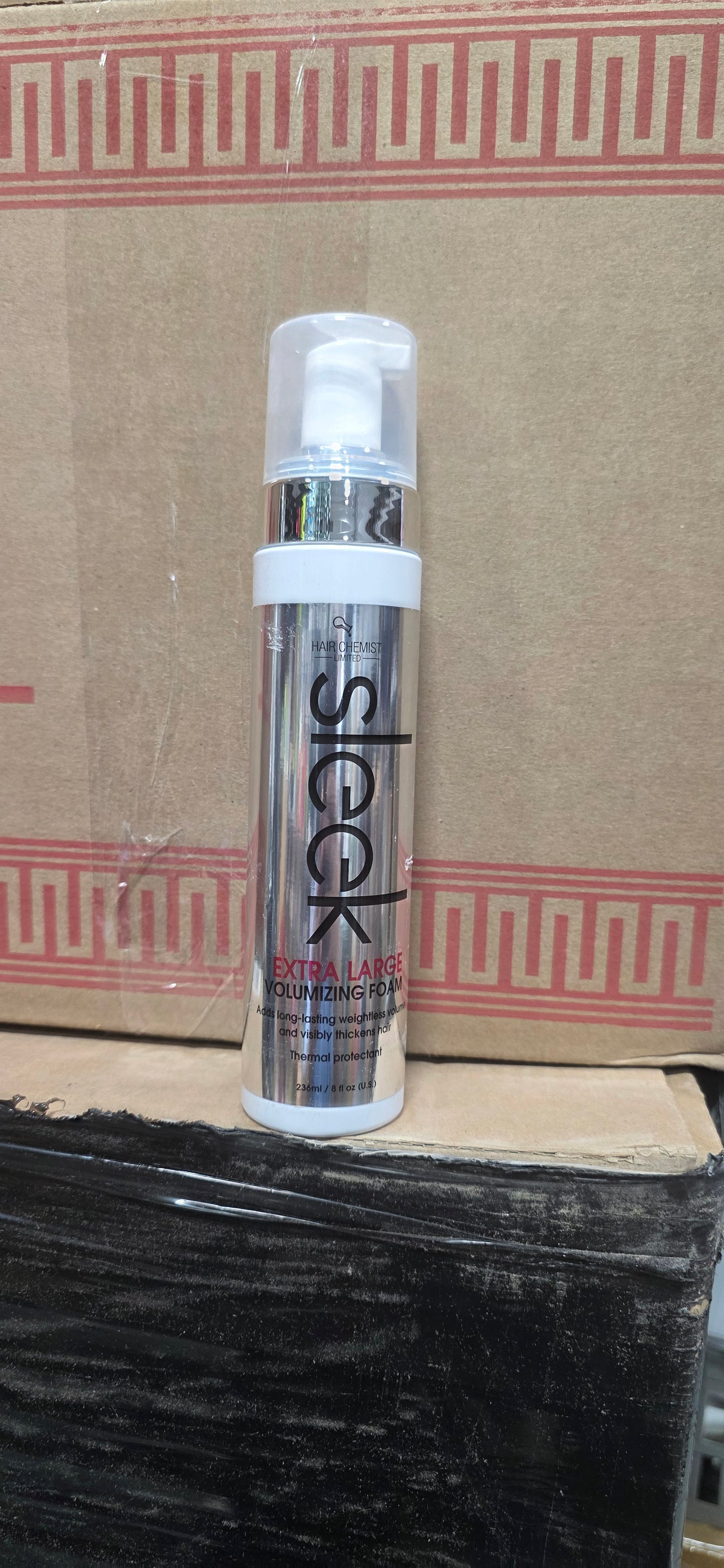 SLEEK EXTRA LARGE
VOLUMIZING FOAM
volume 8oz