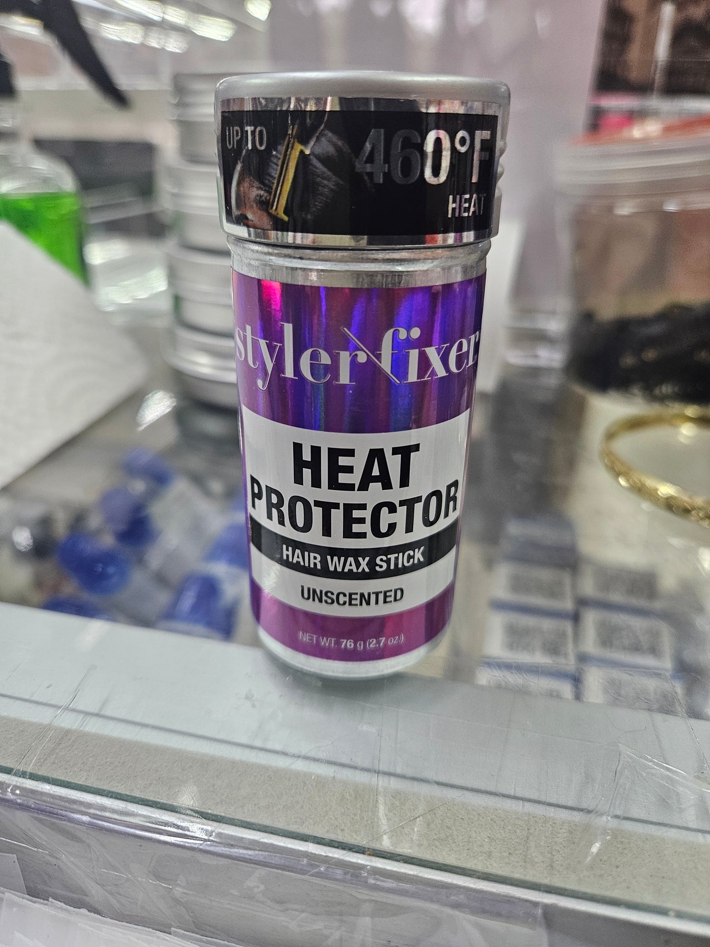 Edge fixer heat protector hair wax stick