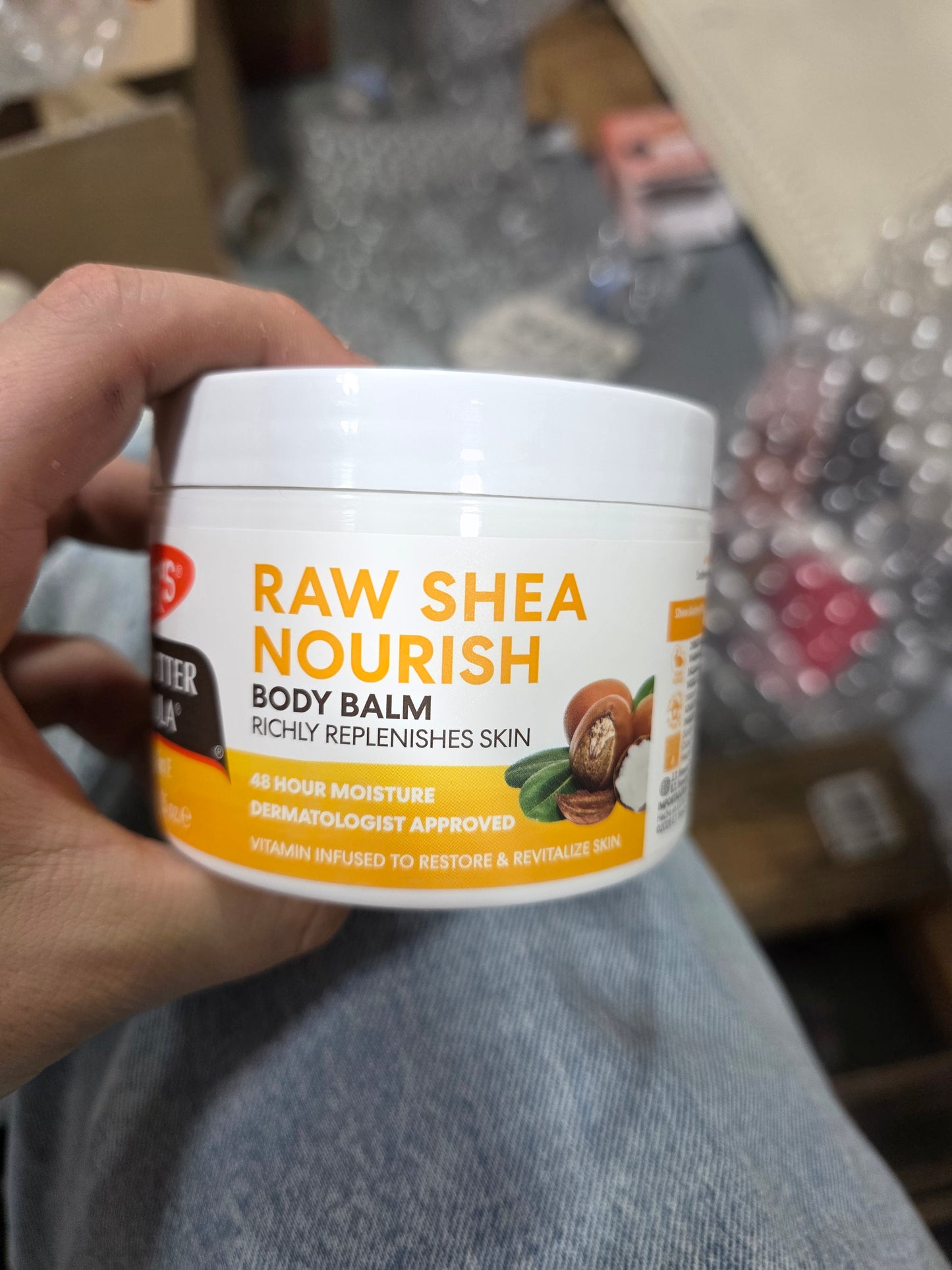 Palmer Shea butter formula raw Shea nourish body balm