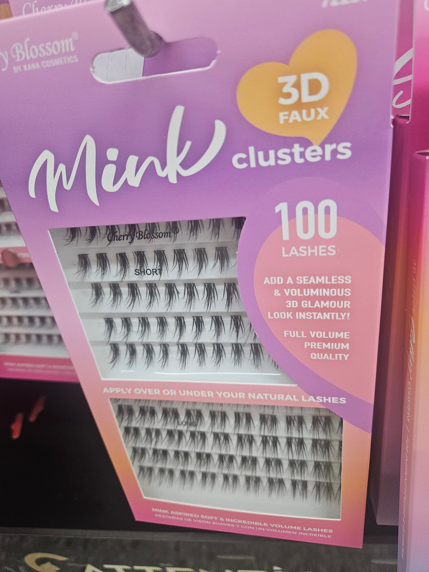 Cherry blossom mink 3d cluster #57