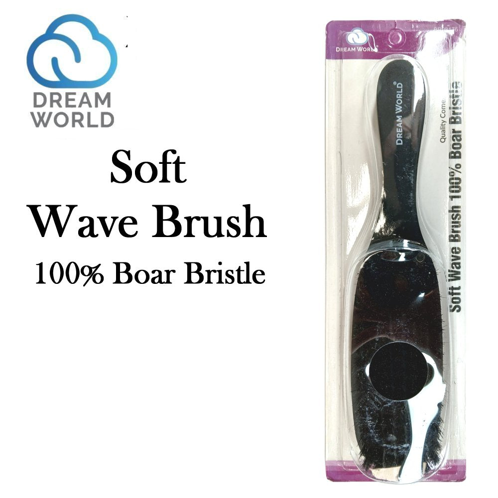 Dream World Soft Wave Brush 100% Boar Bristle BR98176
