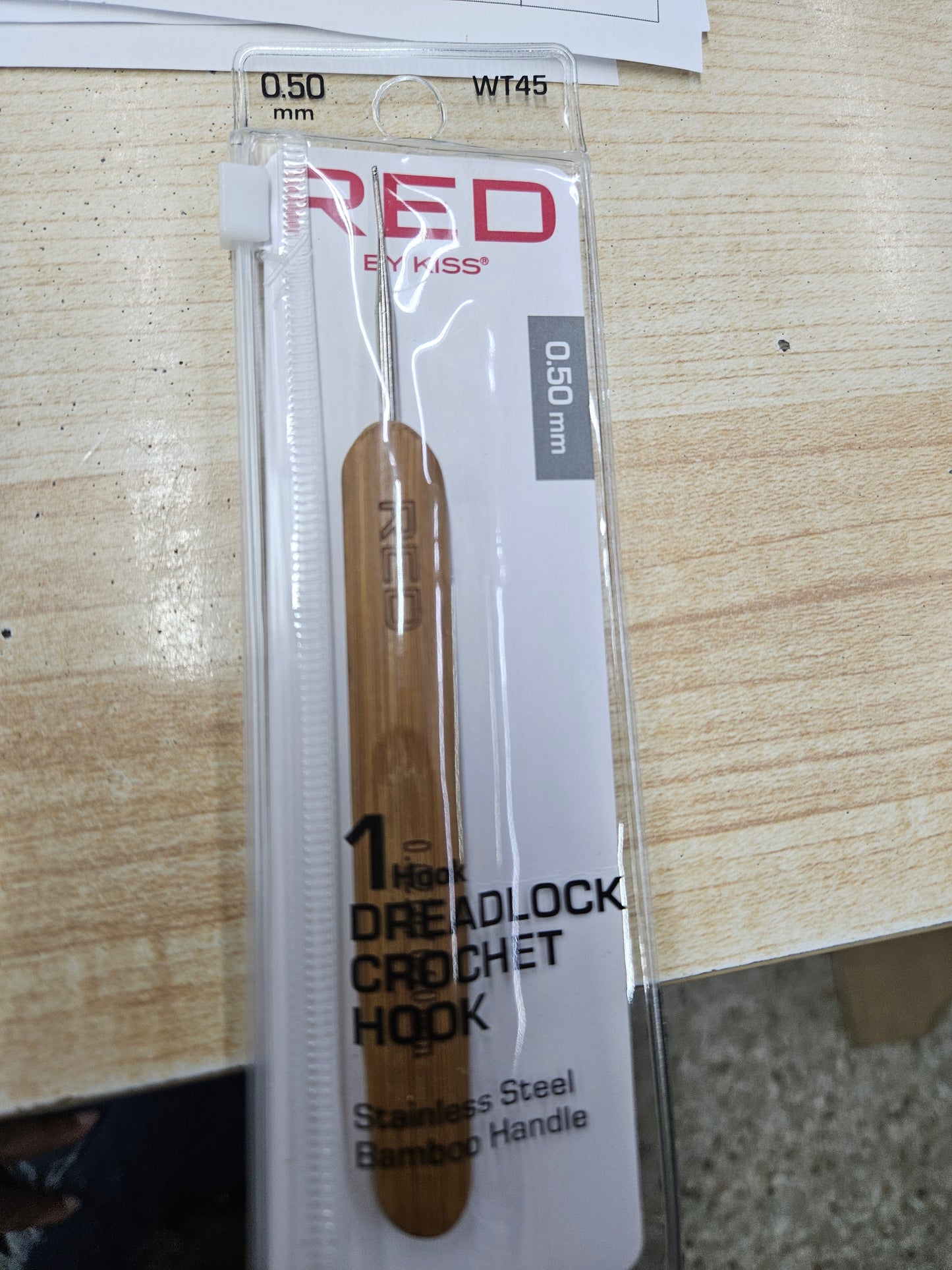 Red dreadlocks crotchet hook