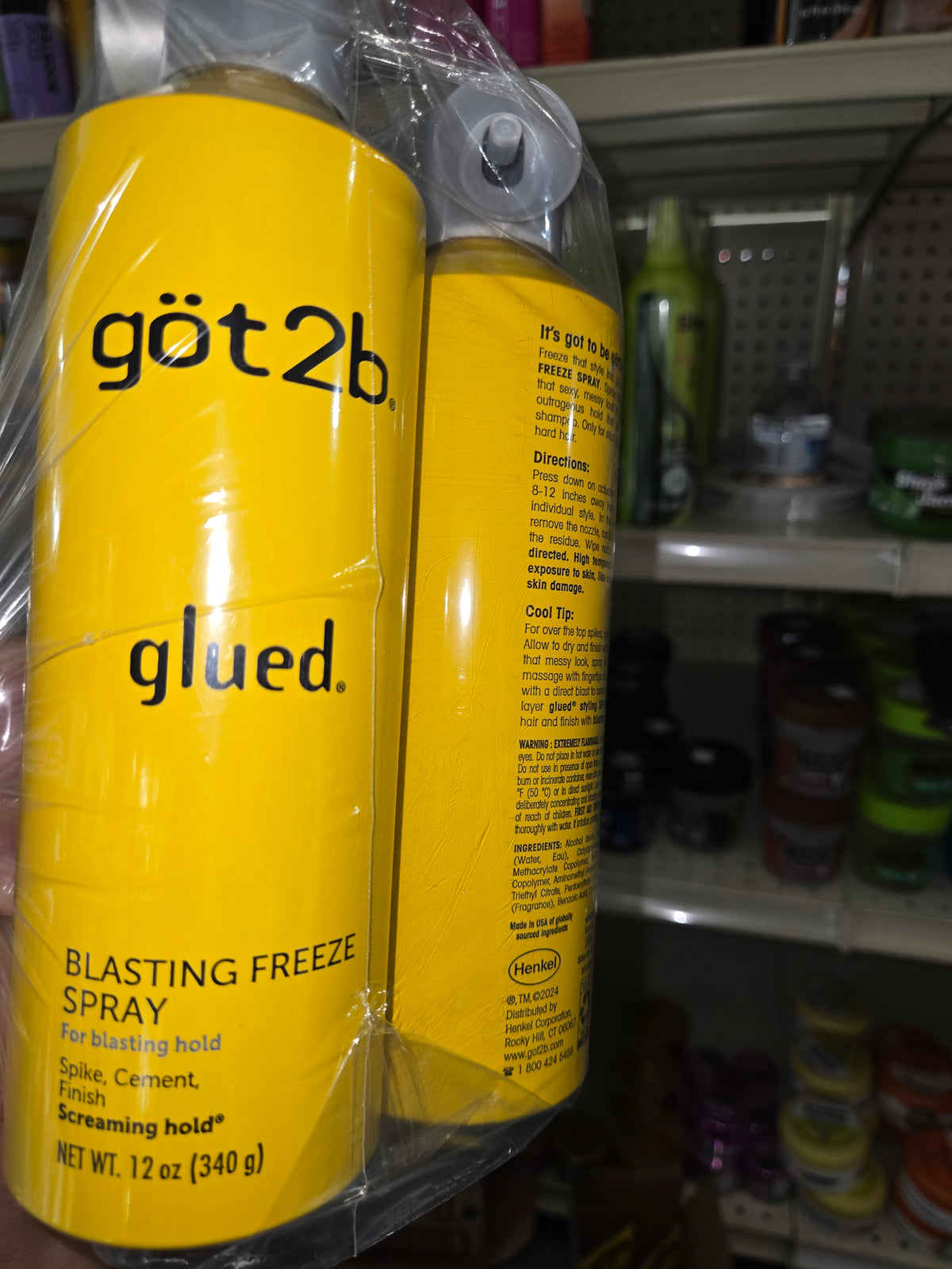 GOT2B GLUED FREEZE SPRAY 12Z by Beauty Giant