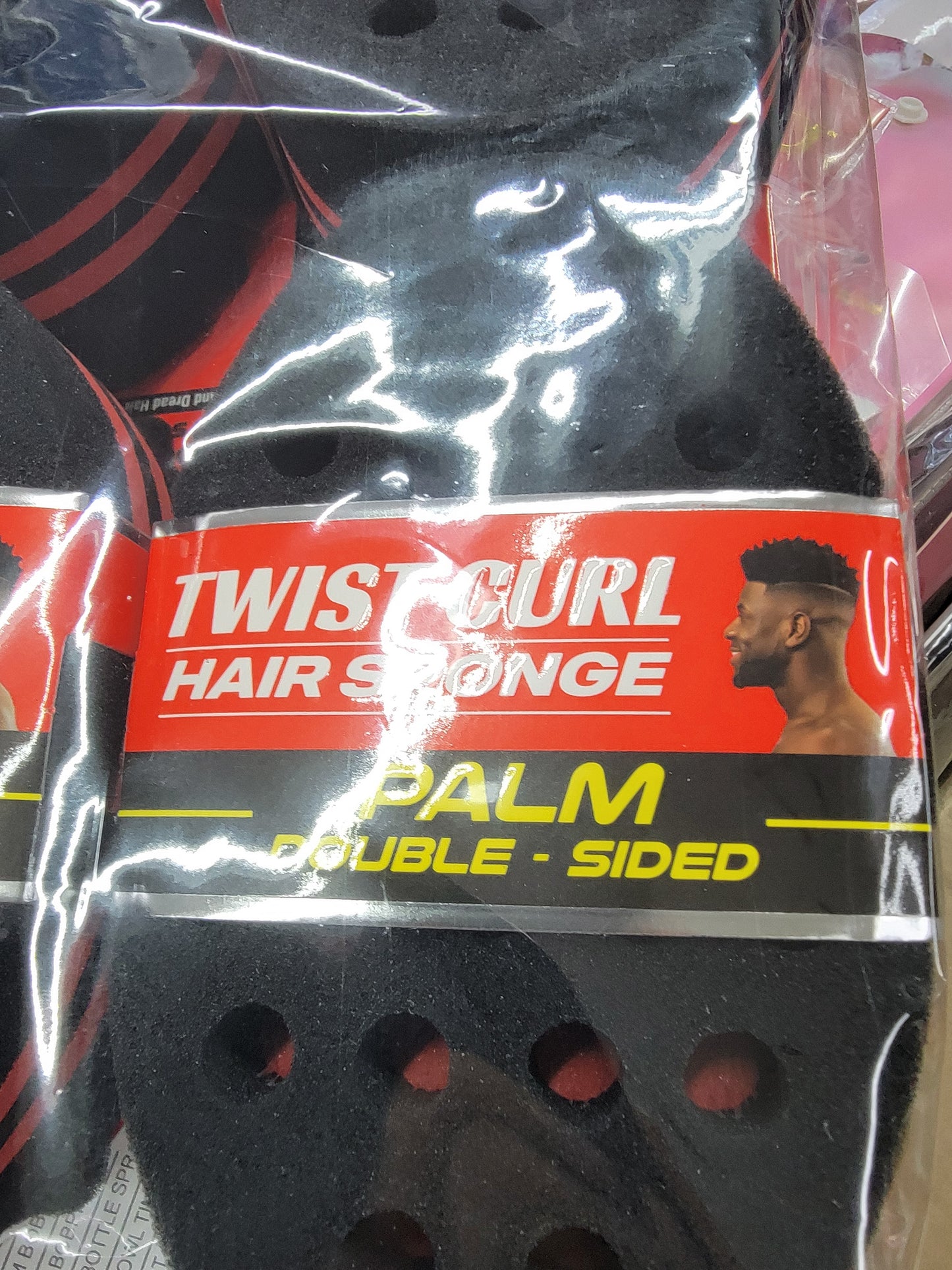 Twist Curl Hair Sponge palm double sided SP001T