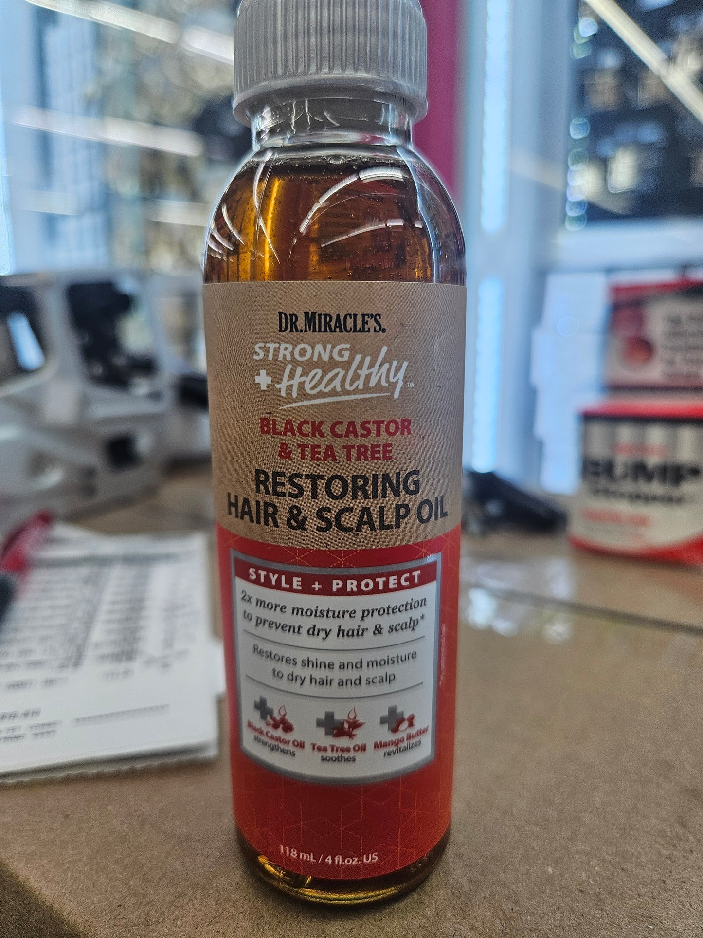 Strong healthy black cadtro and tea tree 4 oz