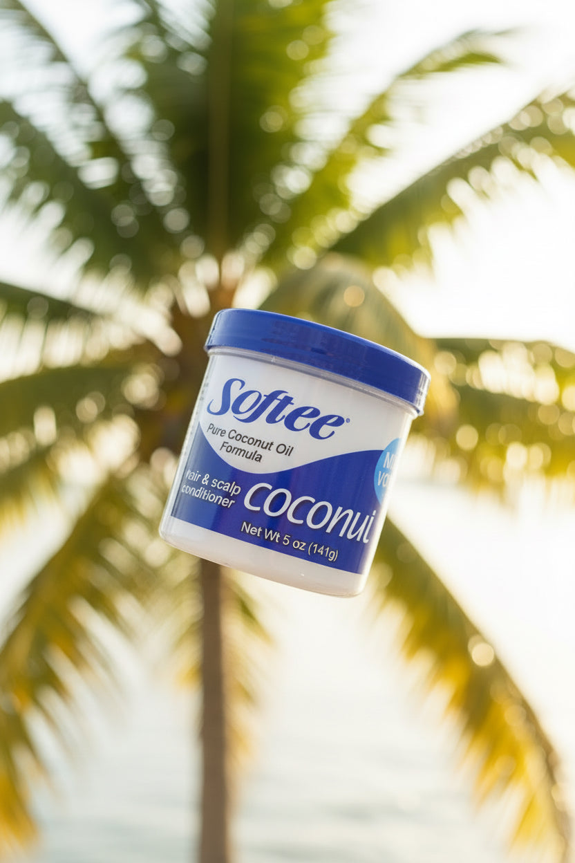 SOFTEE COCONUT OIL CONDI 5 OZ by Beauty Giant