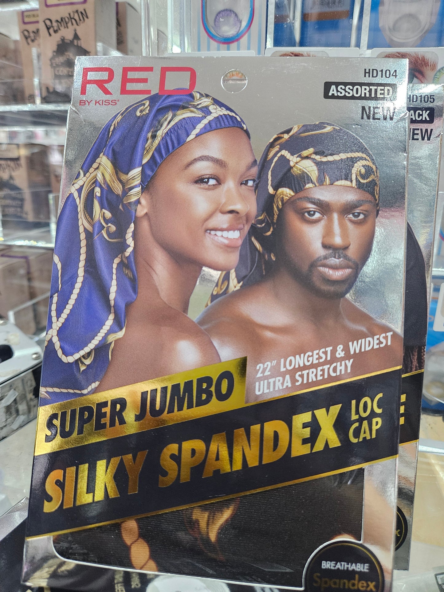 Red by kiss silky spandex loc cap