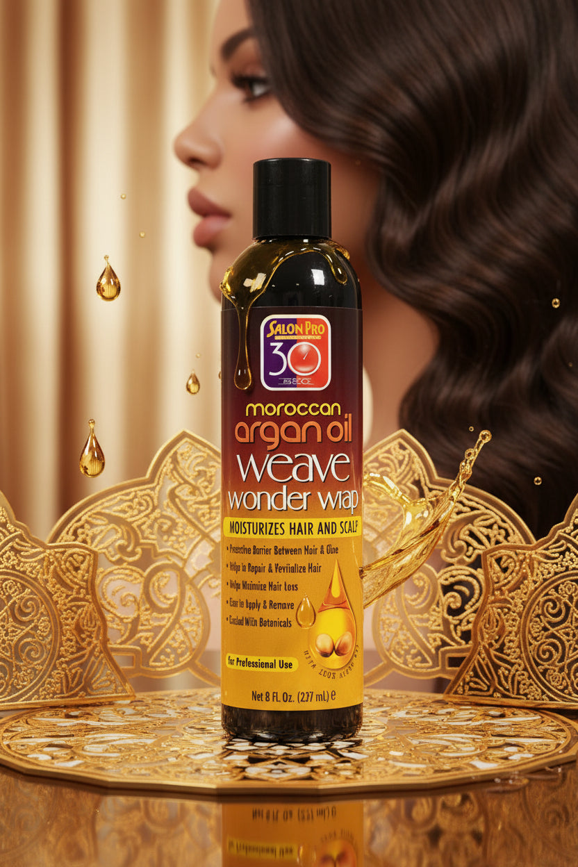 Moroccan organ oil weave wonder wrap by Beauty Giant