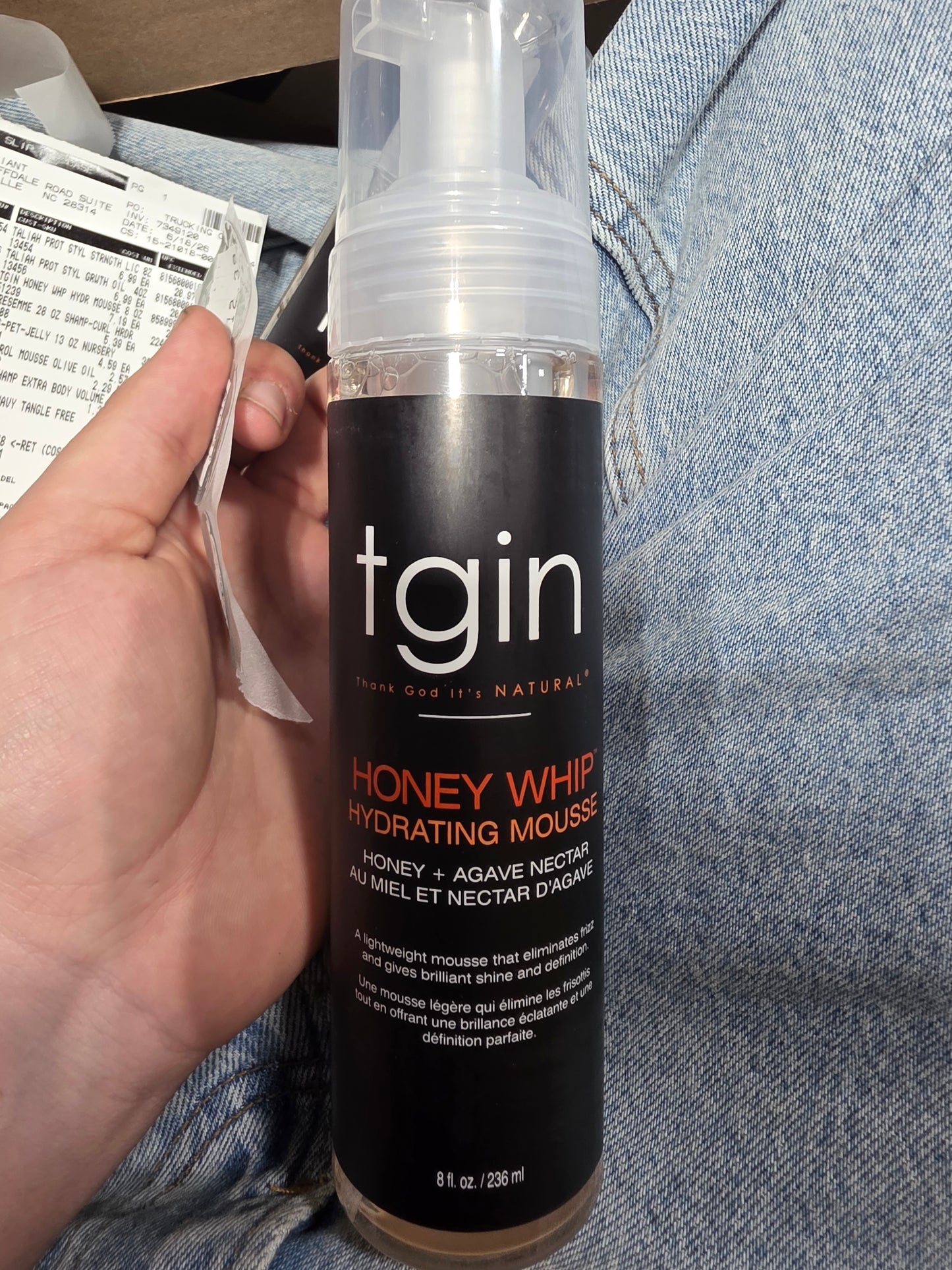 TGIN HONEY WHP HYDR MOUSSE 8 OZ