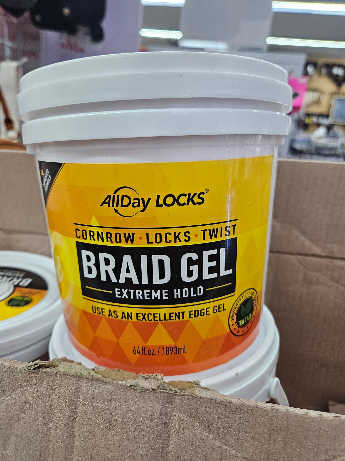 All day locks braid gel 64oz
