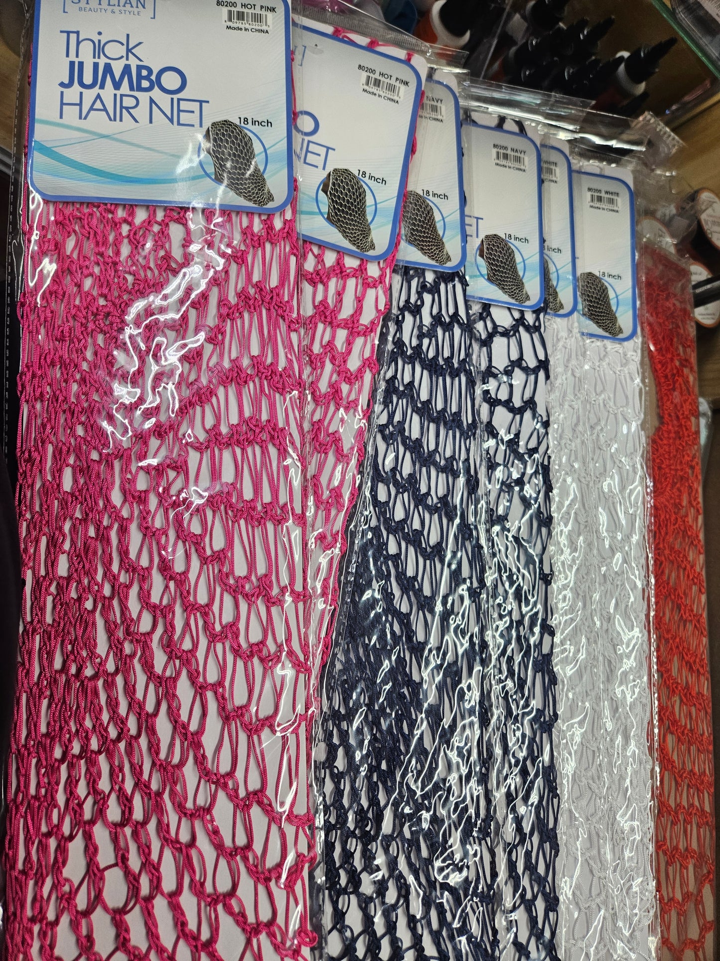Thick jumbo hair net 18"