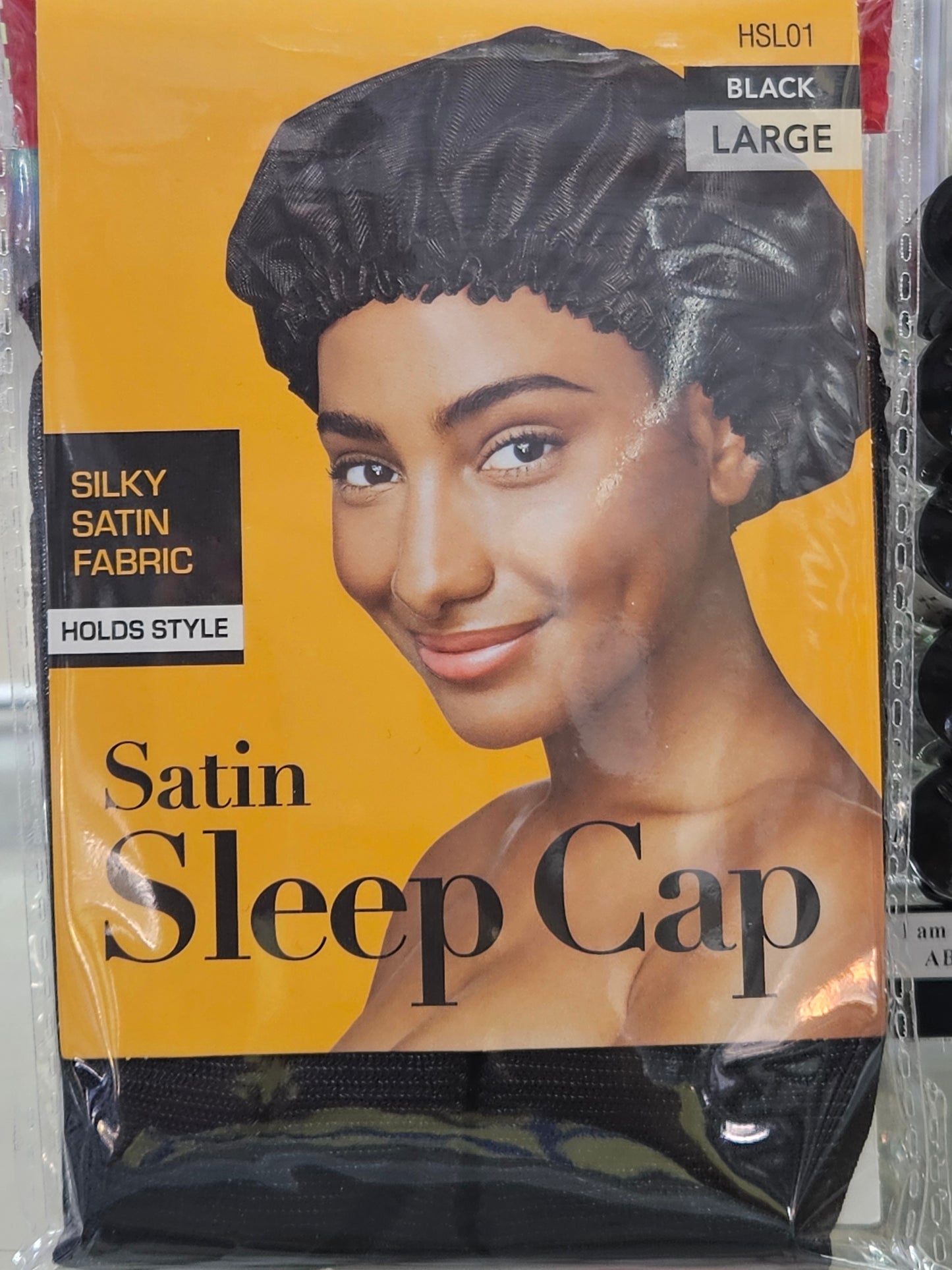 Red satin sleep.cap