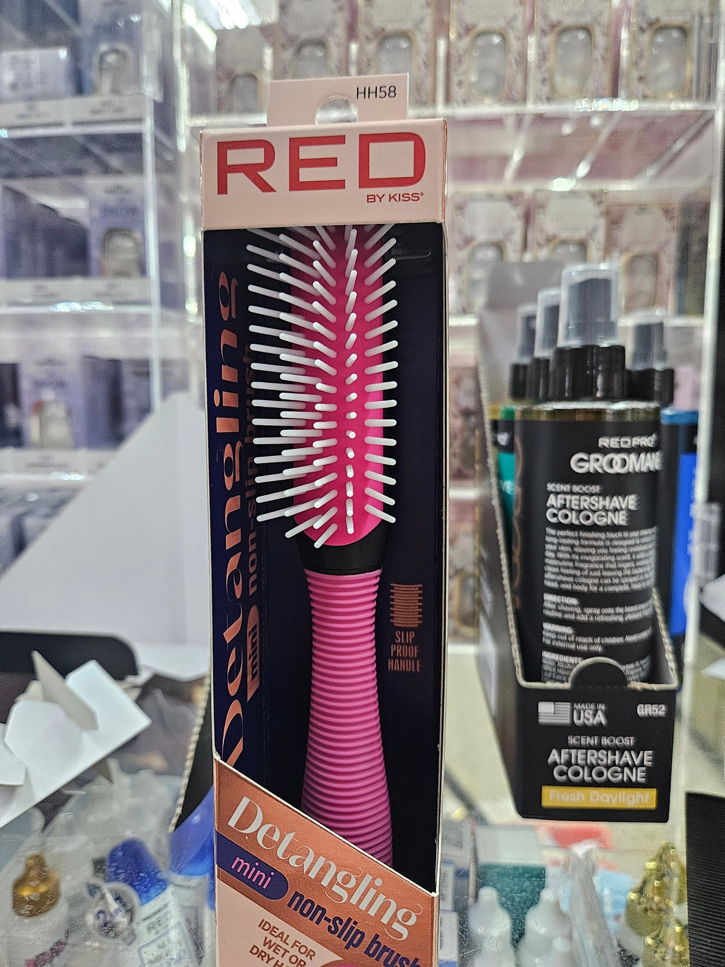 Detangling mini non slip brush